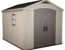 Keter 8’x11′ Factor Heavy Duty Plastic Garden Shed – Beige-oakleysgardenmachine- Free shipping